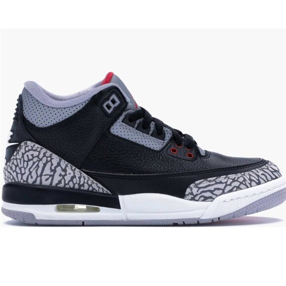 Nike Air Jordan 3 Retro Black Cement Size 6.5Y - Picture 1 of 15